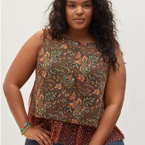 Eva Franco Jacquard Sleeveless Top from Anthroplogie